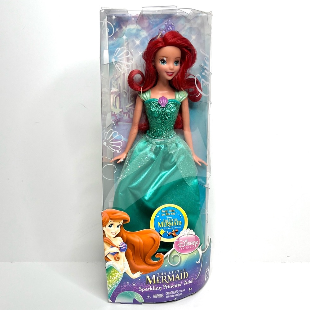 Mattel Disney Sparkling Princess Ariel The Little Mermaid Doll